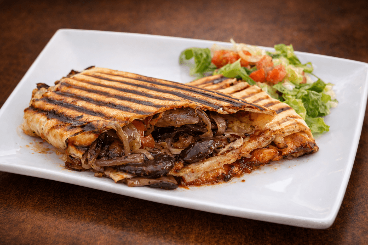 Roasted Portobello Mushroom Wrap